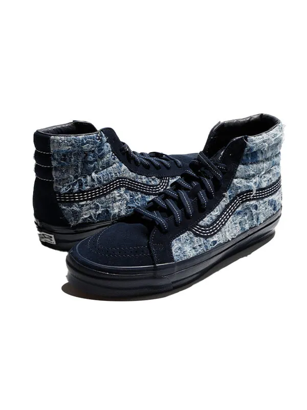 Кроссовки fdmtl x og sk8-hi lx 'distressed indigo' Vans — изображение 3 из 4, синий