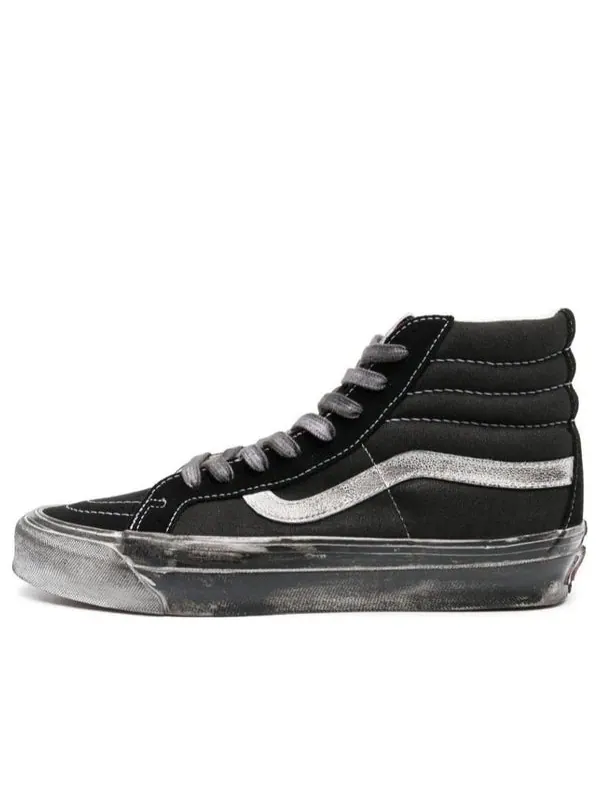Кроссовки og sk8hi lx 'stressed black white' Vans — изображение 1 из 4, черный/белый