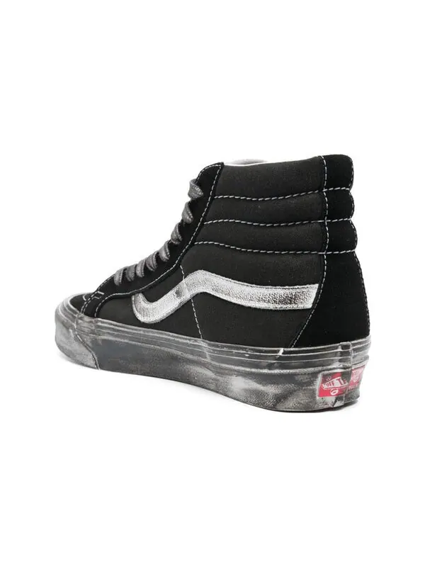 Кроссовки og sk8hi lx 'stressed black white' Vans — изображение 3 из 4, черный/белый