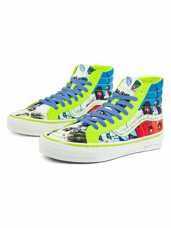 Кроссовки sarah andelman x sk8-hi 'fumiko' Vans — изображение 2 из 4, желтый/белый
