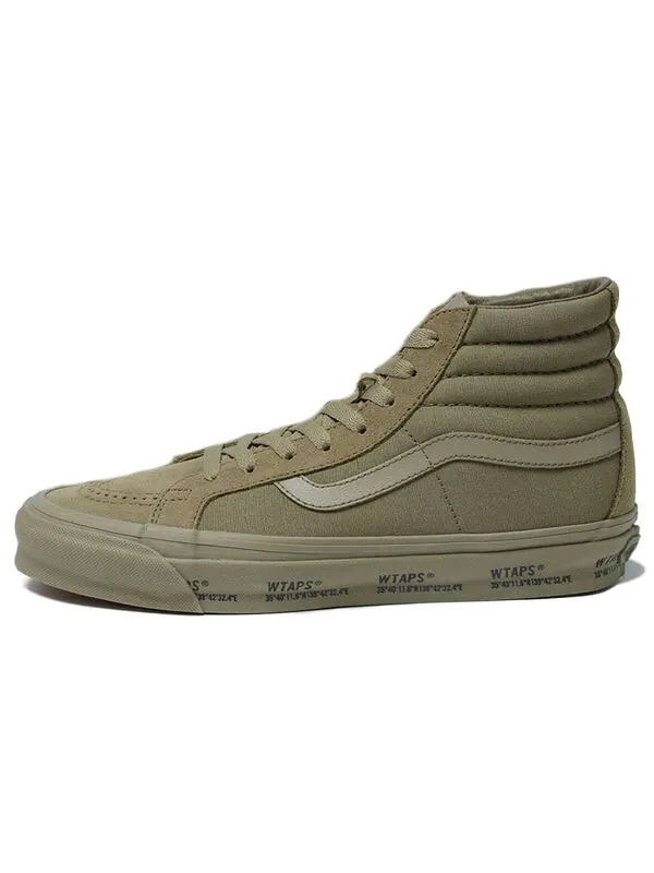 Кроссовки wtaps x og sk8-hi lx army green Vans — изображение 2 из 4, зеленый
