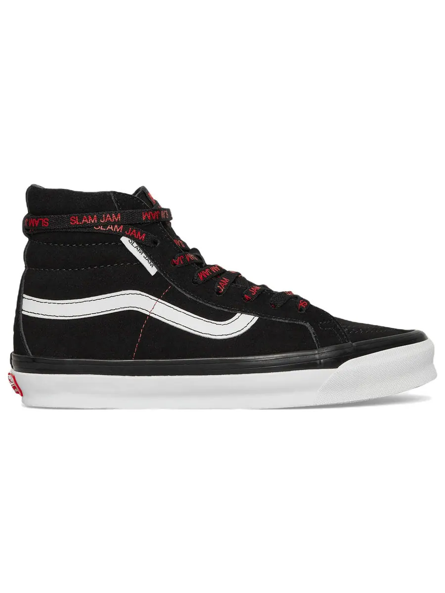 Кеды Vans SK8-Hi OG LX x Slam Jam 'Black White' — изображение 2 из 5, черный