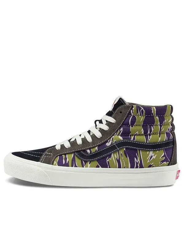 Кроссовки og sk8-hi lx 'mixed camo' Vans — изображение 1 из 4, зеленый