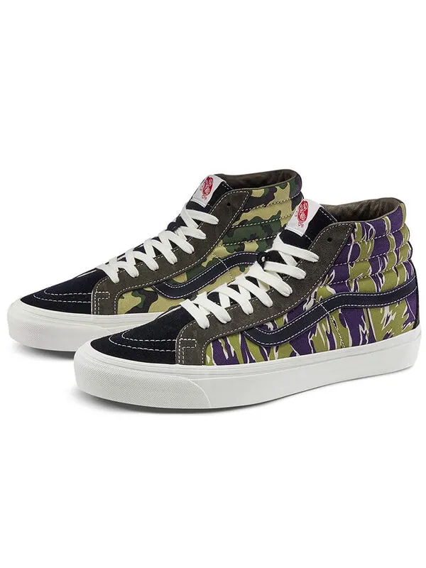 Кроссовки og sk8-hi lx 'mixed camo' Vans — изображение 2 из 4, зеленый