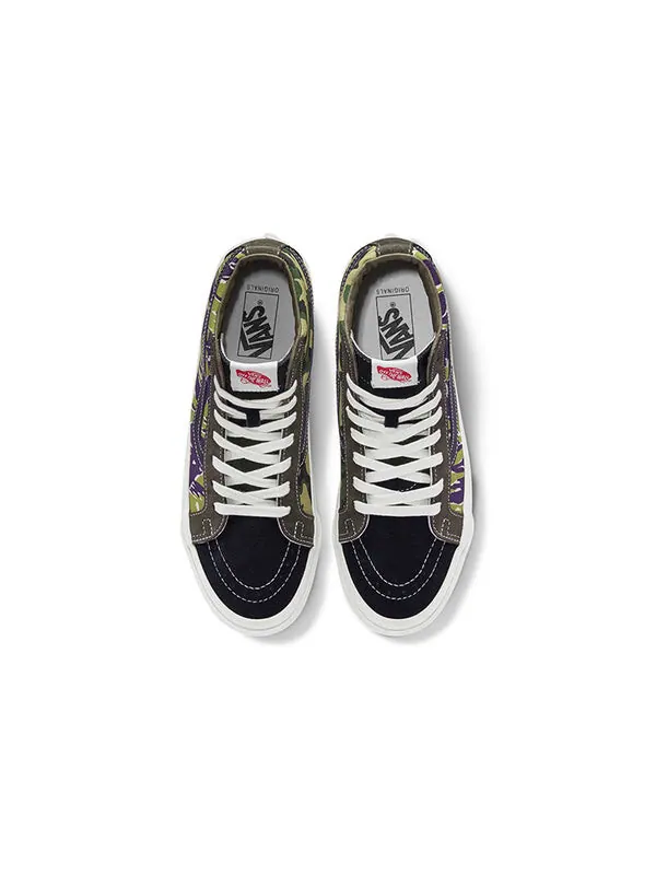 Кроссовки og sk8-hi lx 'mixed camo' Vans — изображение 3 из 4, зеленый