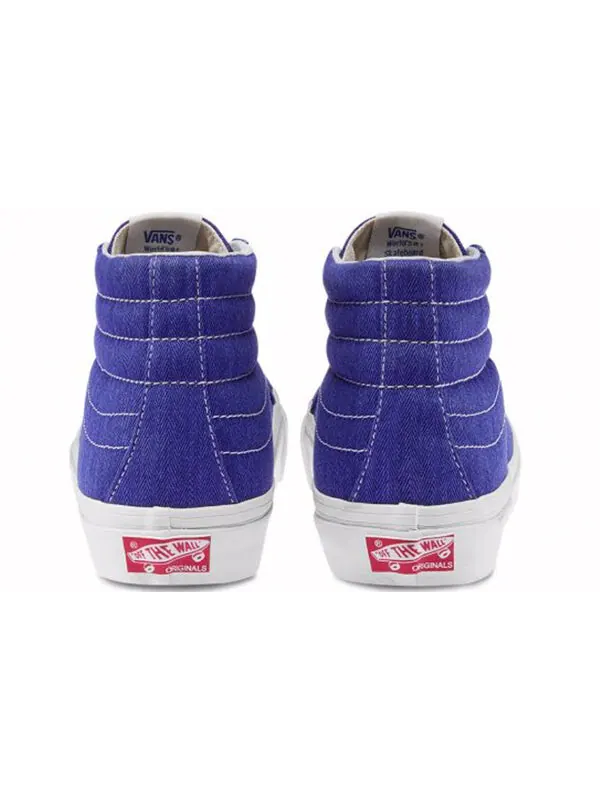 Кроссовки og sk8-hi lx denim blue Vans — изображение 4 из 4, синий