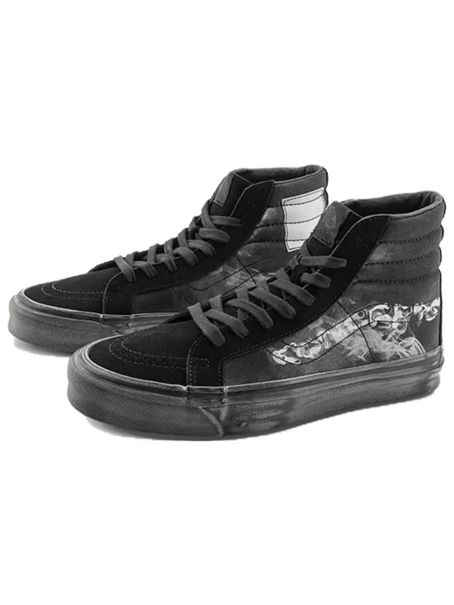 Кроссовки Vans Sk8-Hi LX Smoke and Mirrors x Concepts 'Black Smoke' — изображение 3 из 6, черный