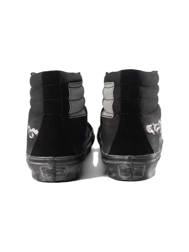 Кроссовки Vans Sk8-Hi LX Smoke and Mirrors x Concepts 'Black Smoke' — изображение 5 из 6, черный