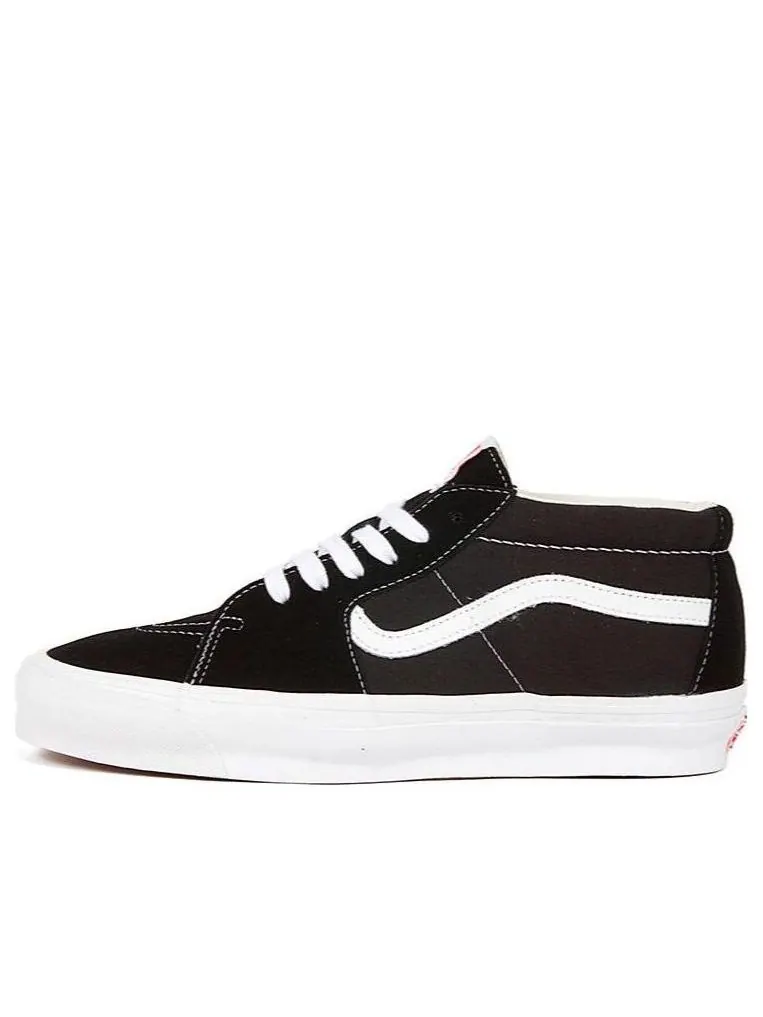 Кеды Vans Vaults Sk8-Mid OG LX 'Black White' — изображение 1 из 5, черный