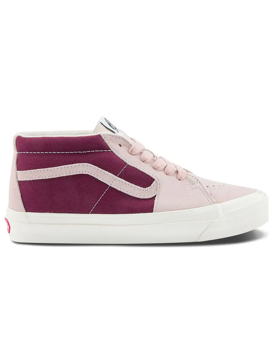 Кроссовки Vans Vault OG SK8-Mid 'Pink Red' — изображение 2 из 6, розовый