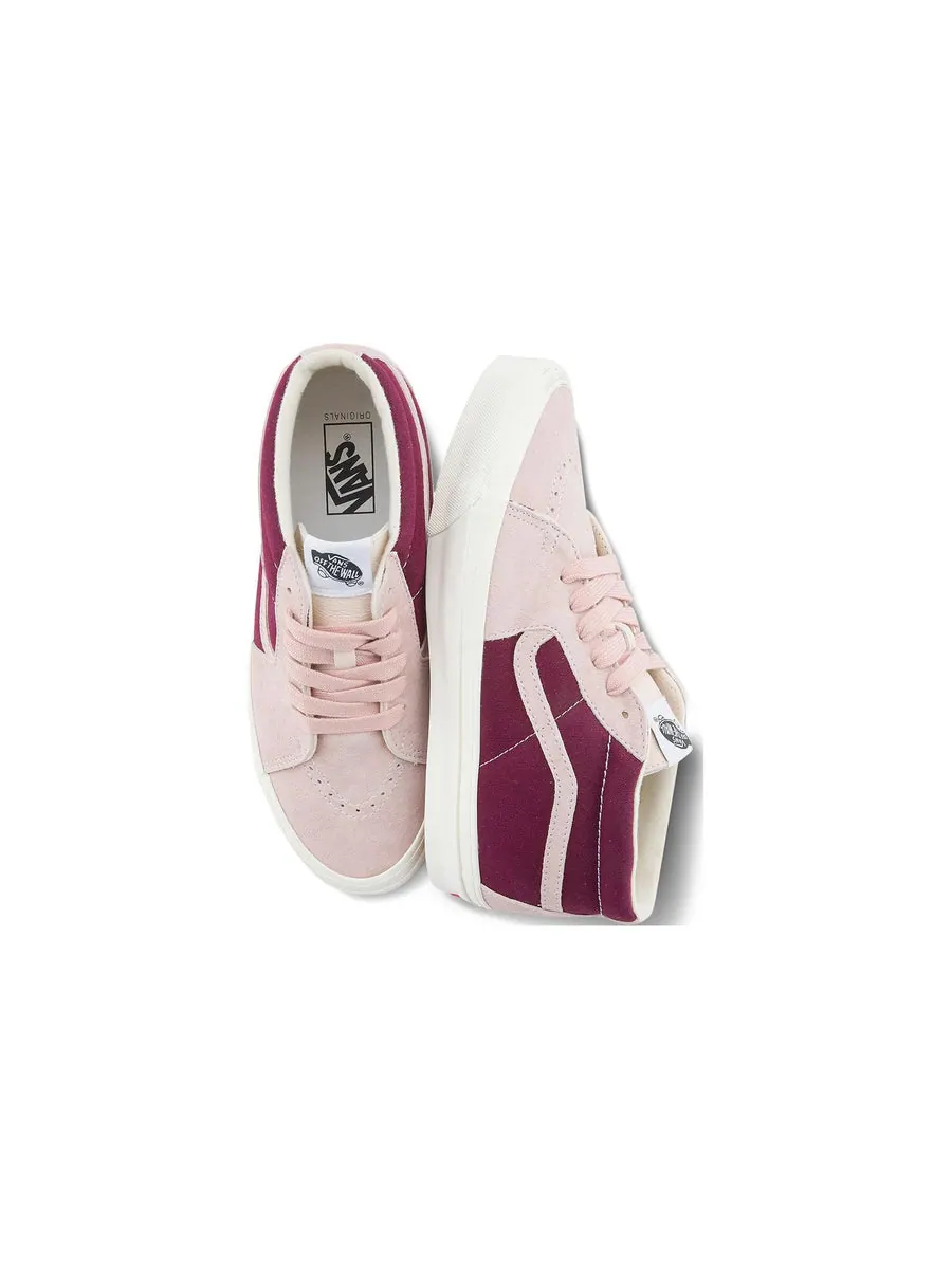 Кроссовки Vans Vault OG SK8-Mid 'Pink Red' — изображение 4 из 6, розовый