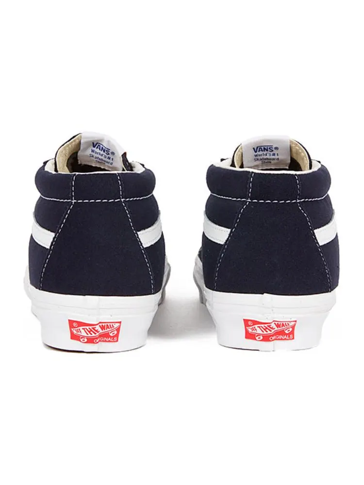 Кеды Vans Vaults Sk8-Mid OG LX 'Blue White' — изображение 4 из 5, синий