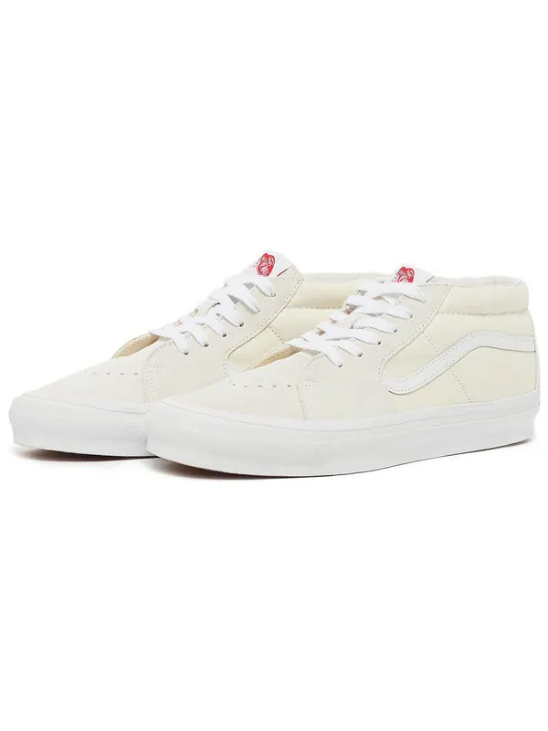 Кроссовки og sk8-mid lx 'ivory' Vans — изображение 3 из 4, кремовый/белый