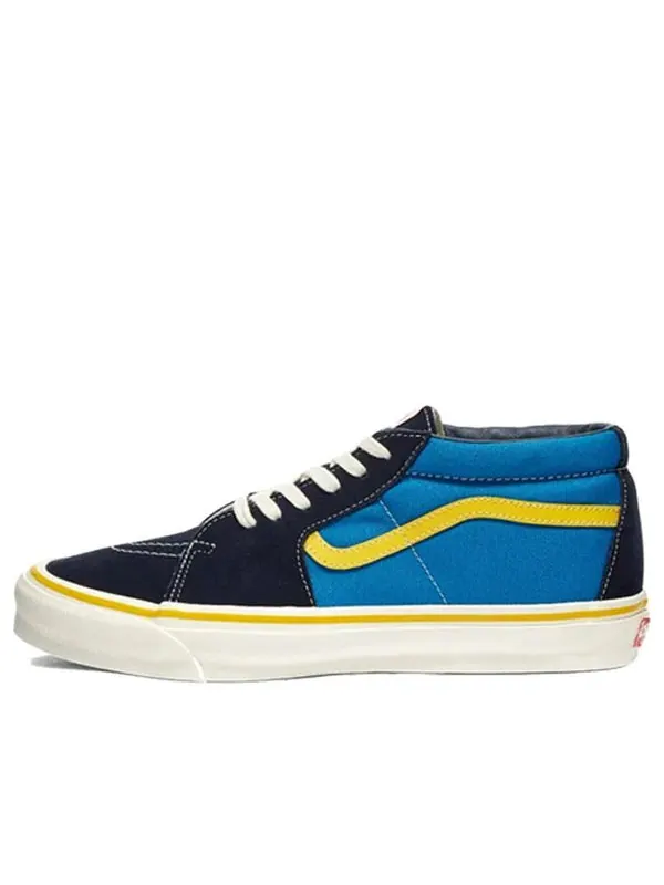 Кроссовки og sk8-mid lx 'mediterranean blue' Vans — изображение 1 из 4, черный/синий