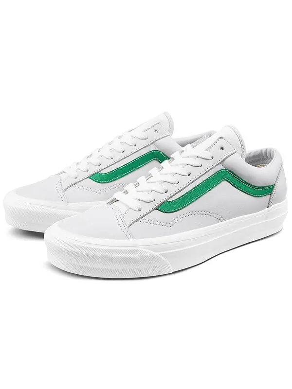 Кроссовки og style 36 lx 'true white green' Vans — изображение 2 из 4, белый/зеленый