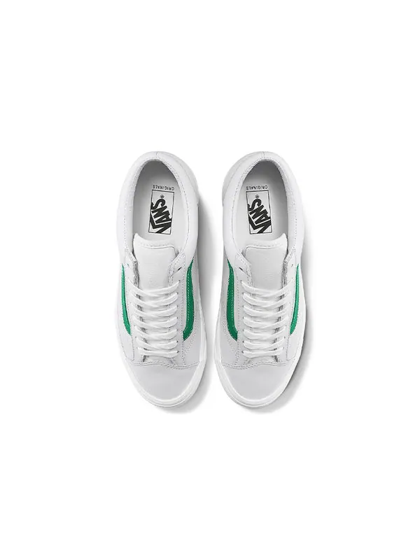 Кроссовки og style 36 lx 'true white green' Vans — изображение 3 из 4, белый/зеленый