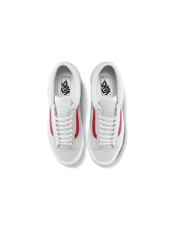 Кроссовки og style 36 lx 'true white red' Vans — изображение 3 из 4, белый/красный