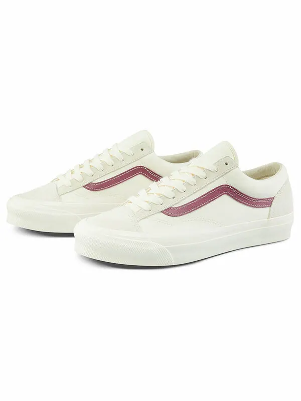 Кроссовки og style 36 lx 'classic white pomegranate' Vans — изображение 2 из 4, белый/красный