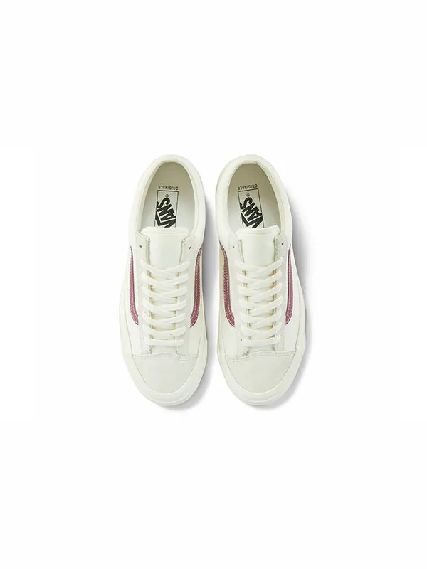 Кроссовки og style 36 lx 'classic white pomegranate' Vans — изображение 3 из 4, белый/красный
