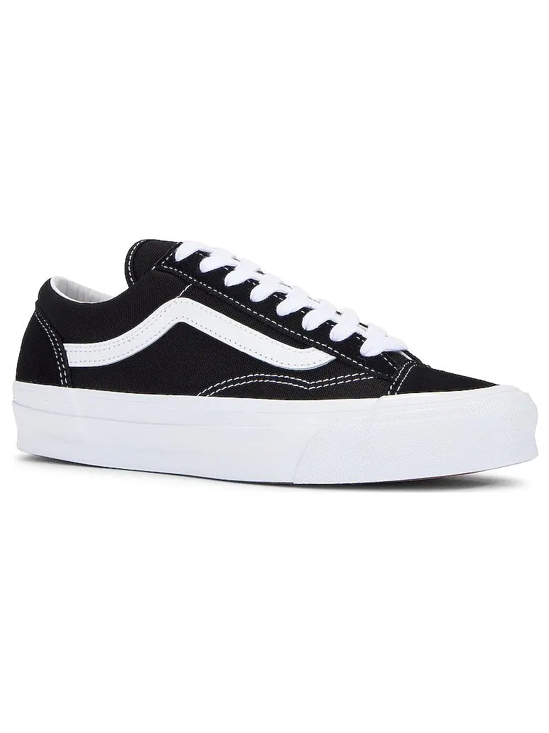Кроссовки Vans OG Style 36 LX 'Black White' — изображение 2 из 5, черный
