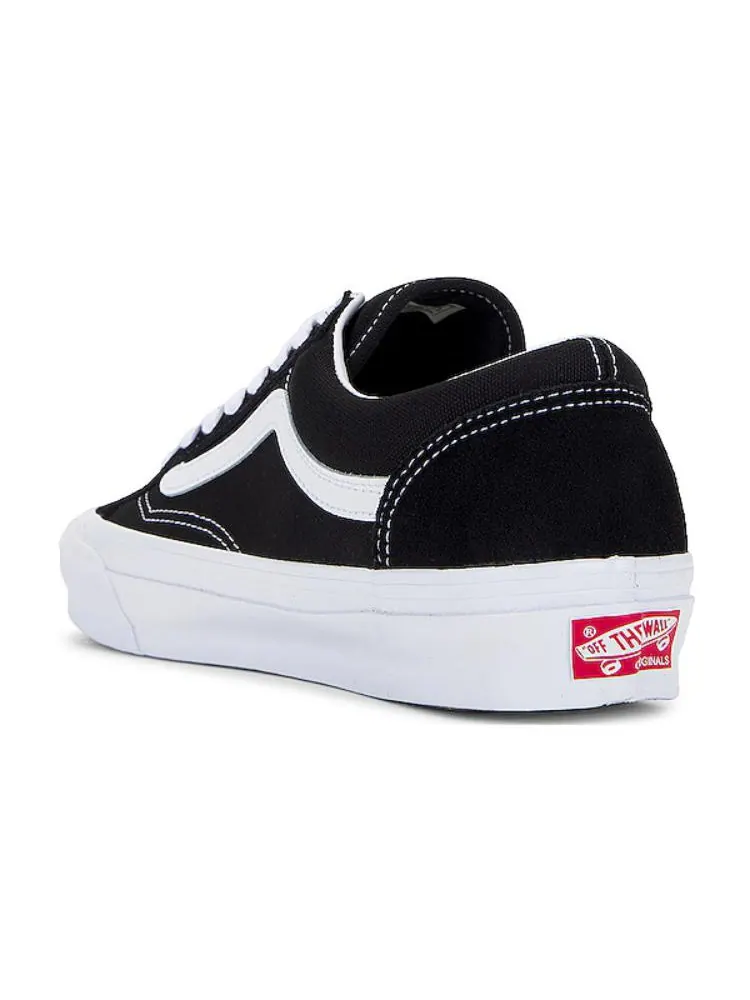 Кроссовки Vans OG Style 36 LX 'Black White' — изображение 3 из 5, черный