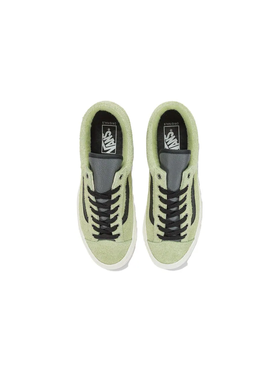 Кроссовки Vans Vault UA OG Style 36 LX 'Green Black' — изображение 3 из 4, зеленый