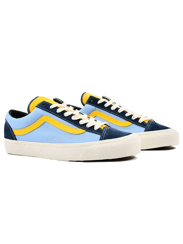 Кроссовки og style 36 lx 'placid blue' Vans — изображение 3 из 4, желтый/синий