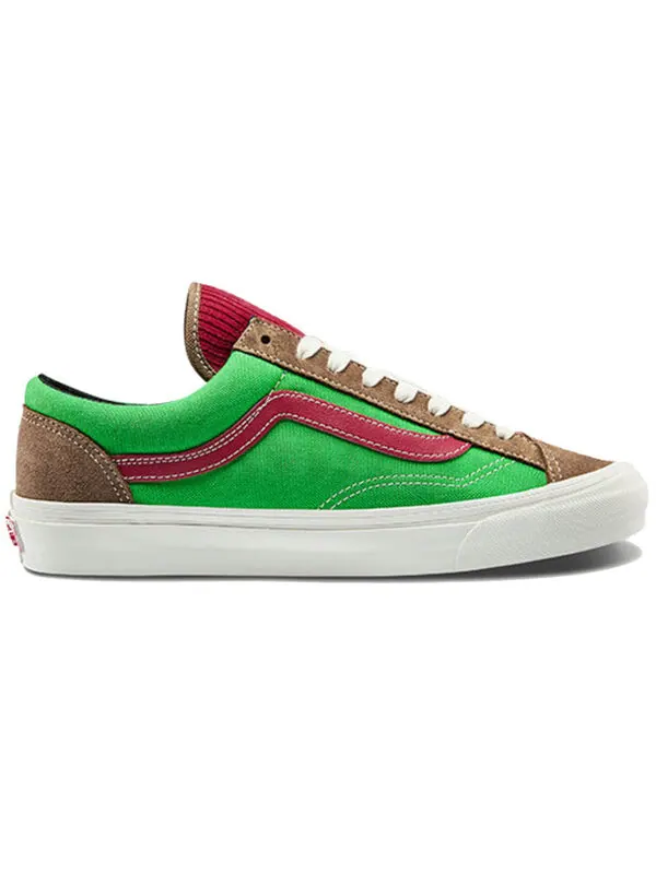 Кроссовки og style 36 lx 'red green' Vans — изображение 2 из 4, зеленый/красный