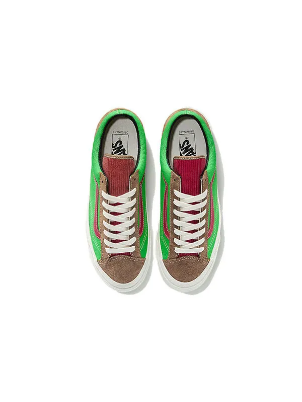 Кроссовки og style 36 lx 'red green' Vans — изображение 3 из 4, зеленый/красный