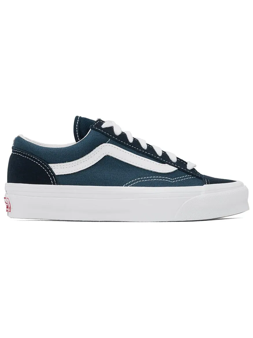 Кроссовки Vans OG style 36 LX 'Navy Black White' — изображение 3 из 5, темно-синий