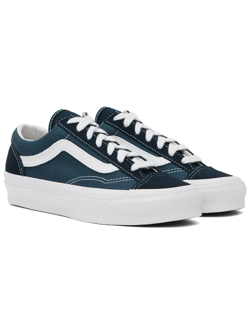 Кроссовки Vans OG style 36 LX 'Navy Black White' — изображение 4 из 5, темно-синий