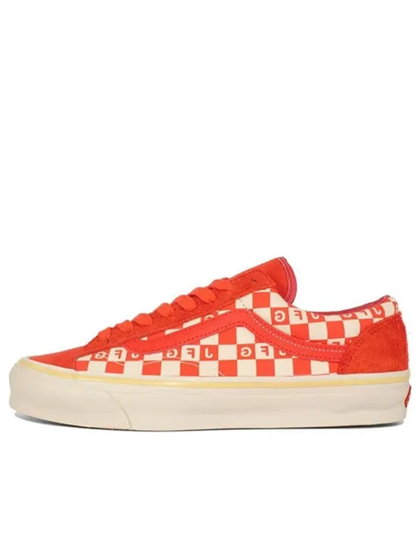 Кроссовки joe freshgoods x og style 36 lx 'honeymoon stage - red' Vans — изображение 1 из 1, оранжевый/белый