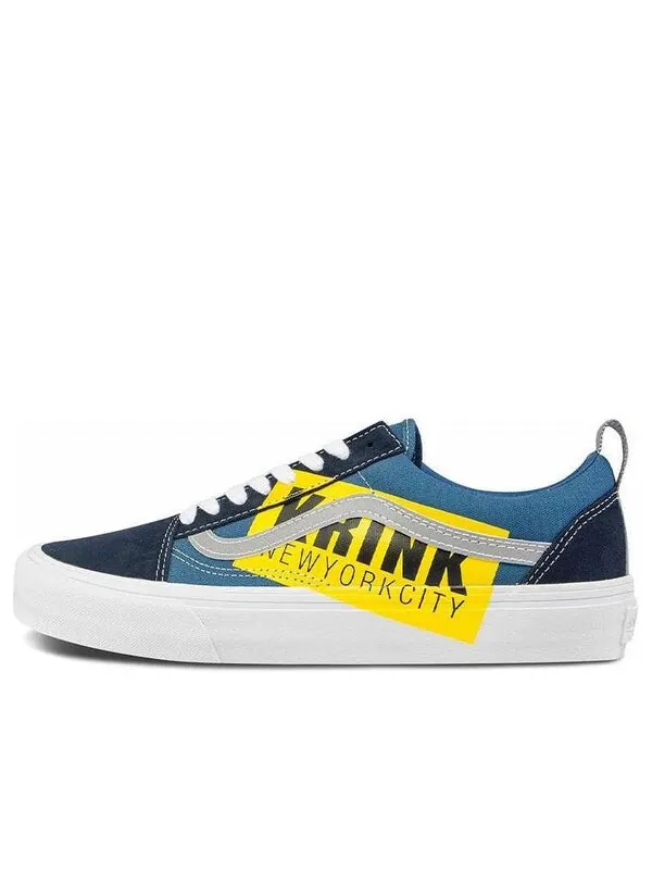 Кроссовки krink x vault old skool vlt lx 'medium blue' Vans — изображение 1 из 4, синий/желтый