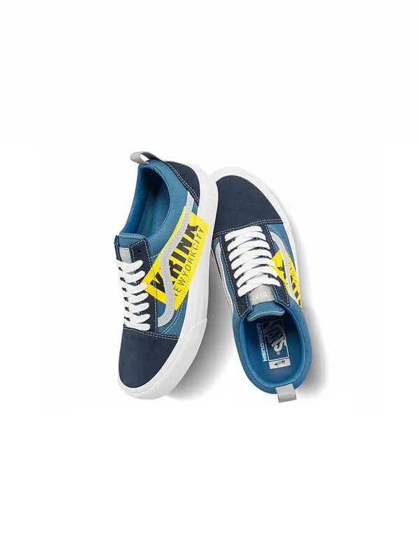 Кроссовки krink x vault old skool vlt lx 'medium blue' Vans — изображение 4 из 4, синий/желтый