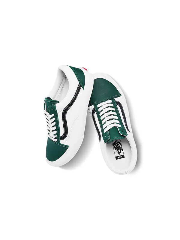 Кроссовки old skool vlt lx white/green Vans — изображение 4 из 4, белый/зеленый