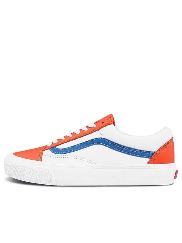 Кроссовки old skool vlt lx 'white orange blue' Vans — изображение 1 из 4, белый/оранжевый/синий