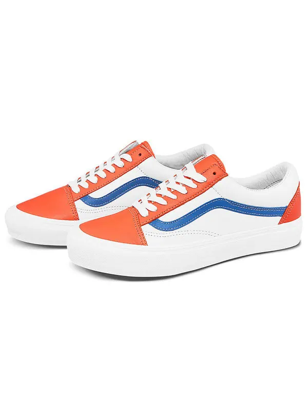 Кроссовки old skool vlt lx 'white orange blue' Vans — изображение 2 из 4, белый/оранжевый/синий
