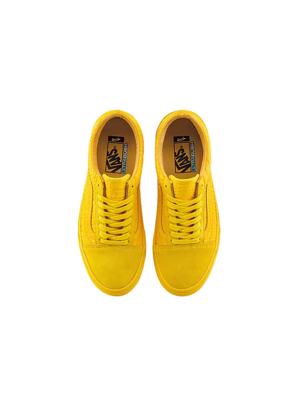 Кроссовки old skool vlt lx 'croc skin - lemon chrome' Vans — изображение 3 из 4, желтый