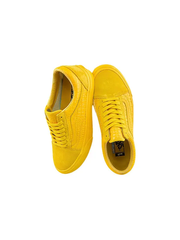 Кроссовки old skool vlt lx 'croc skin - lemon chrome' Vans — изображение 4 из 4, желтый
