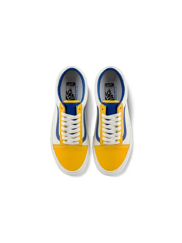 Кроссовки old skool lx 'lemon chrome marshmallow' Vans — изображение 3 из 4, желтый/белый/синий