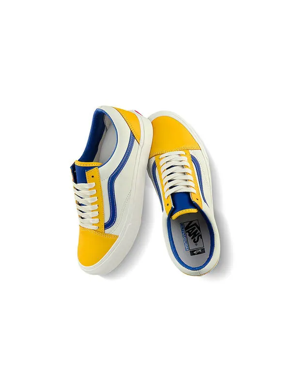 Кроссовки old skool lx 'lemon chrome marshmallow' Vans — изображение 4 из 4, желтый/белый/синий