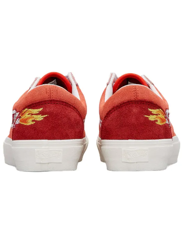 Кроссовки kar l'art de l'automobile x old skool vlt lx Vans — изображение 4 из 4, красный/оранжевый/белый