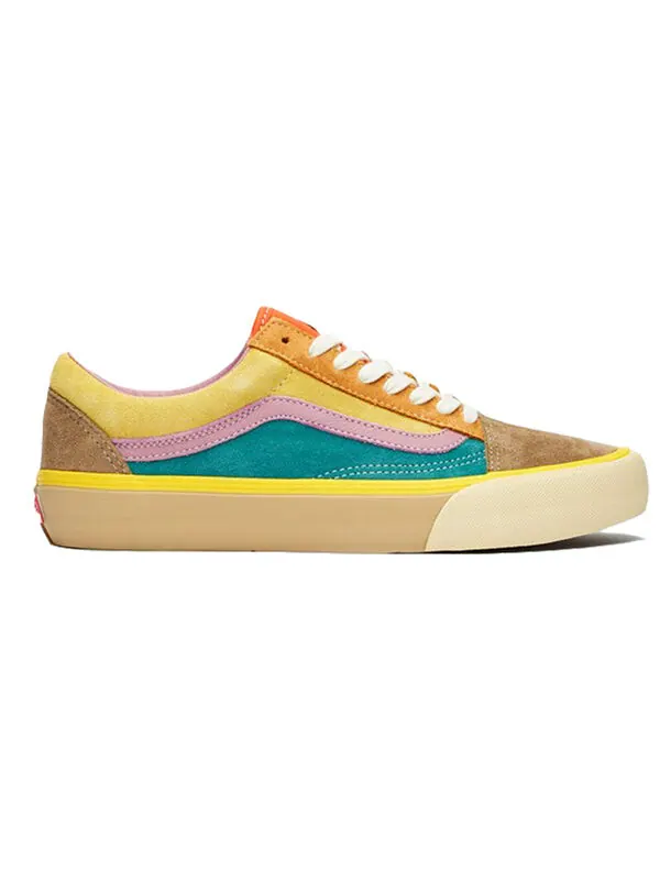 Кроссовки old skool vlt lx 'yellow blue brown' Vans — изображение 2 из 4, желтый/синий/коричневый