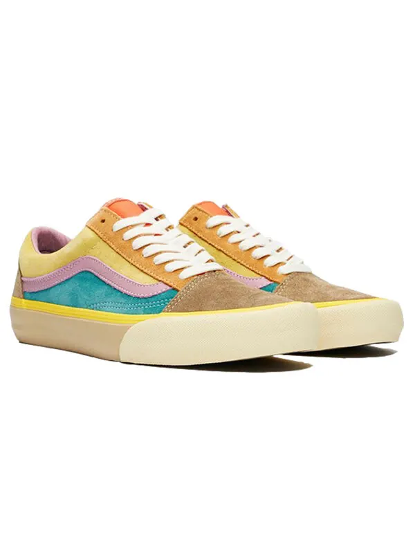 Кроссовки old skool vlt lx 'yellow blue brown' Vans — изображение 3 из 4, желтый/синий/коричневый