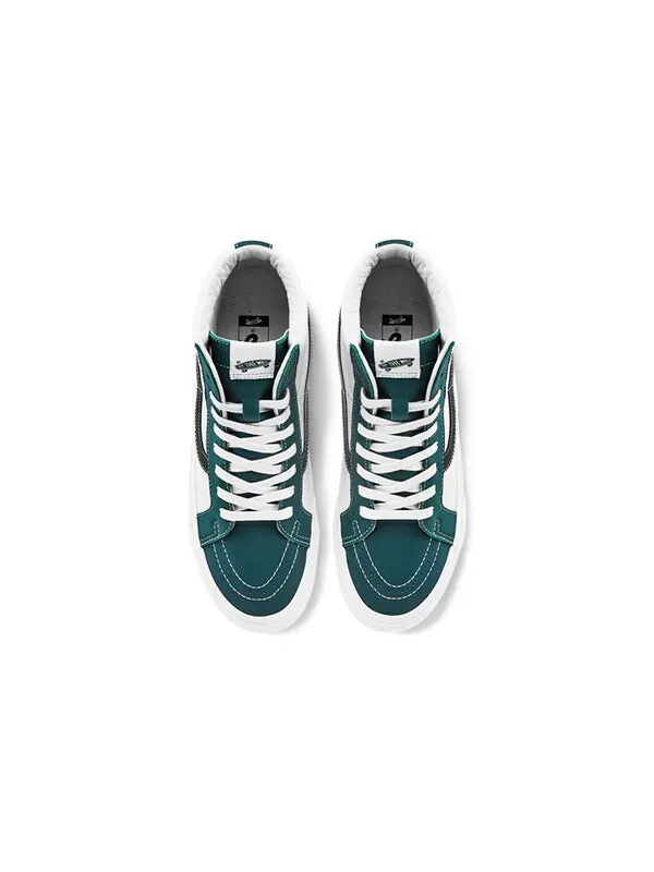 Кроссовки sk8-hi reissue 6 'marshmallow evergreen' Vans — изображение 4 из 4, зеленый/белый