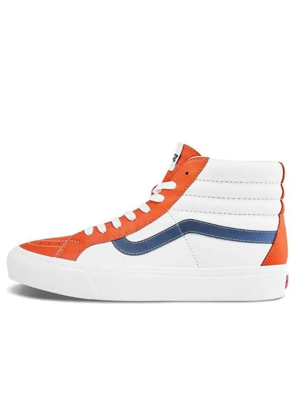 Кроссовки sk8-hi reissue vlt lx 'white orange' Vans — изображение 1 из 4, белый/оранжевый