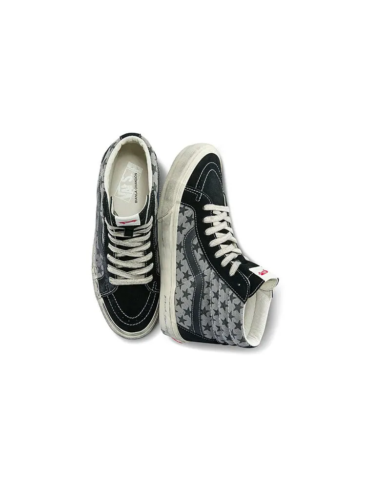Кроссовки Vans x Bianca Chandn Vault SK8-Hi Reissue VLT LX 'Black Gray' — изображение 3 из 4, черный