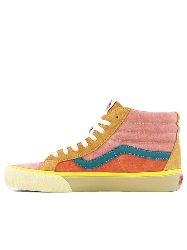 Кроссовки sk8-hi lx 'multicolor' Vans — изображение 1 из 4, коричневый/розовый