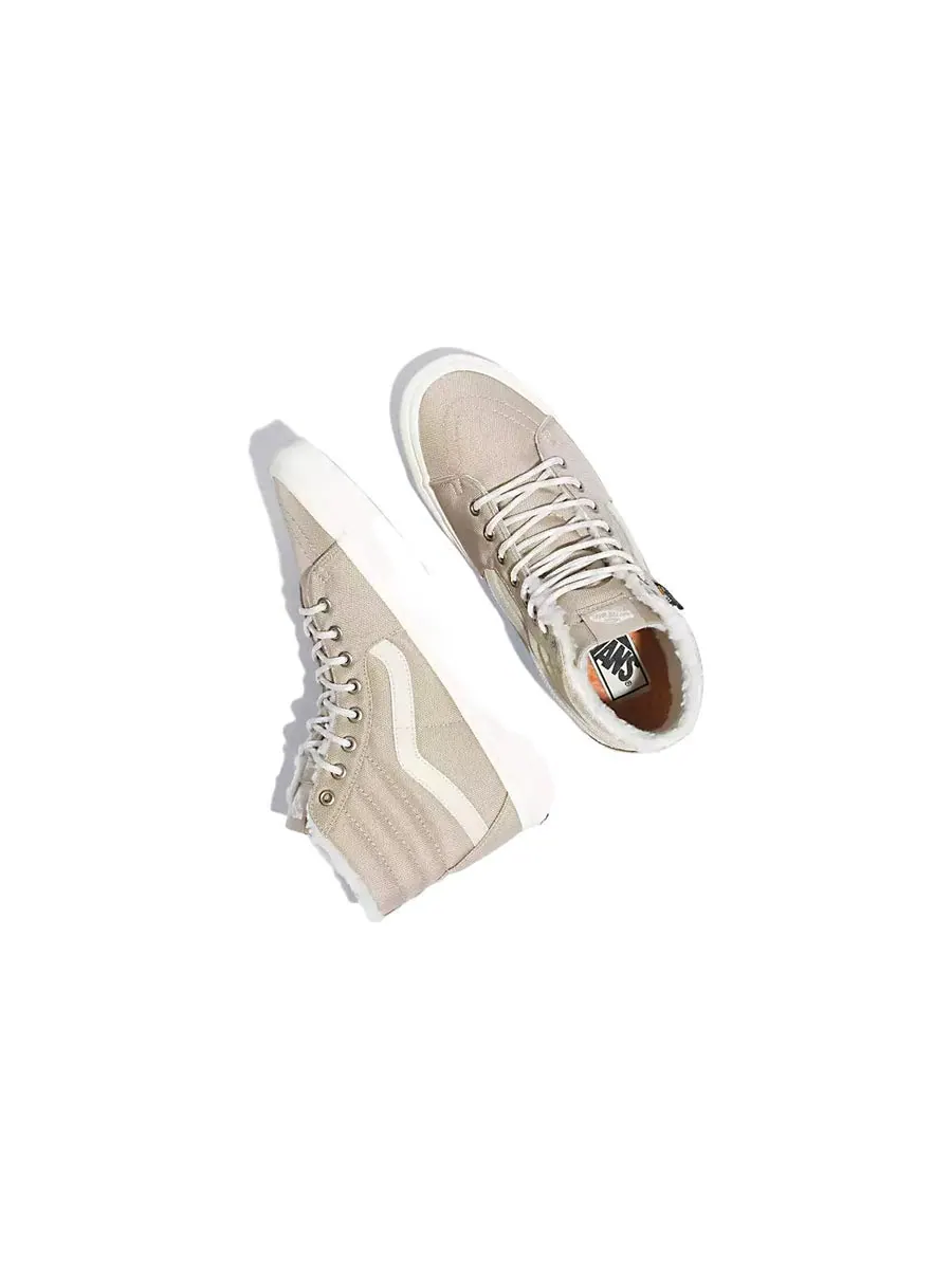 Кеды Vans SK8-HI Cordura Sherpa CREAM — изображение 4 из 5, бежевый