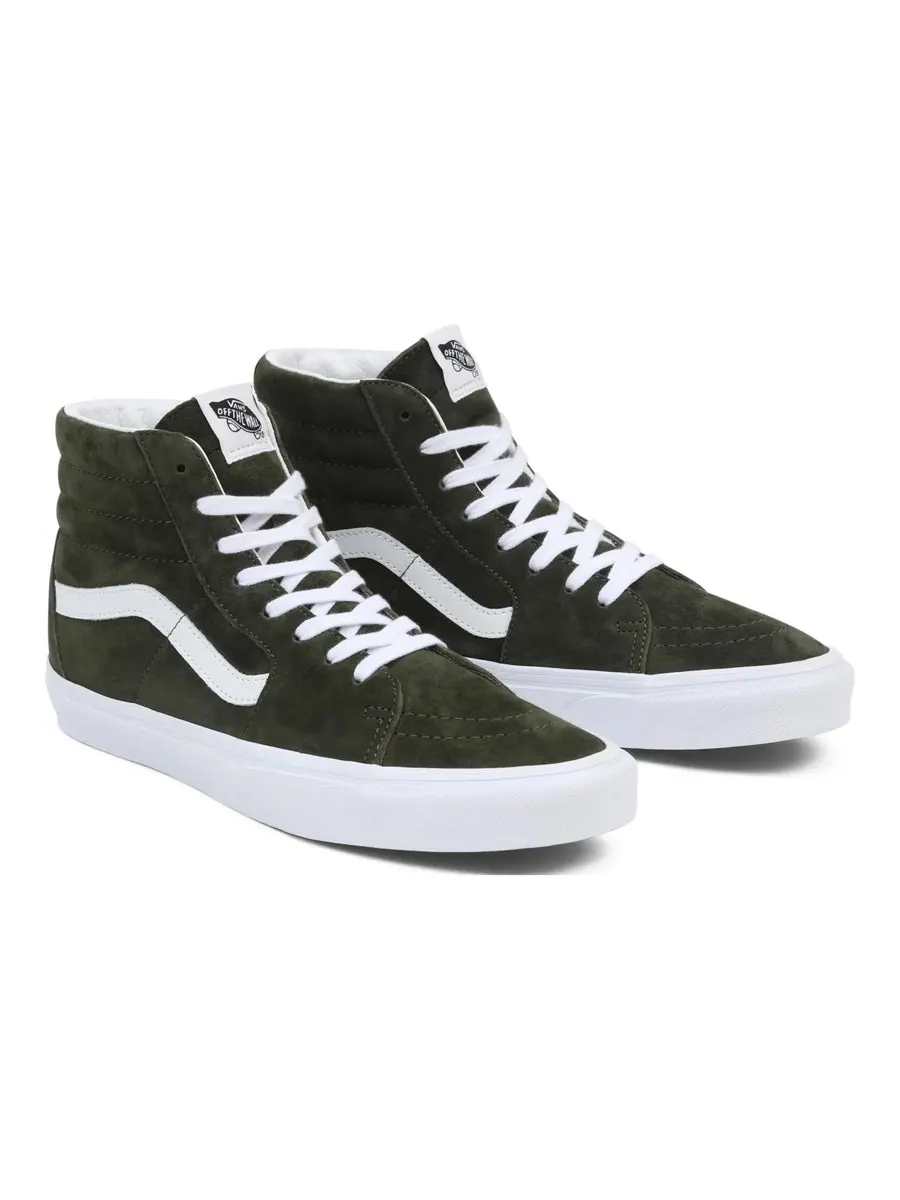Кеды Vans SK8-HI Zamszowe Pig Suede GREEN — изображение 3 из 5, зеленый